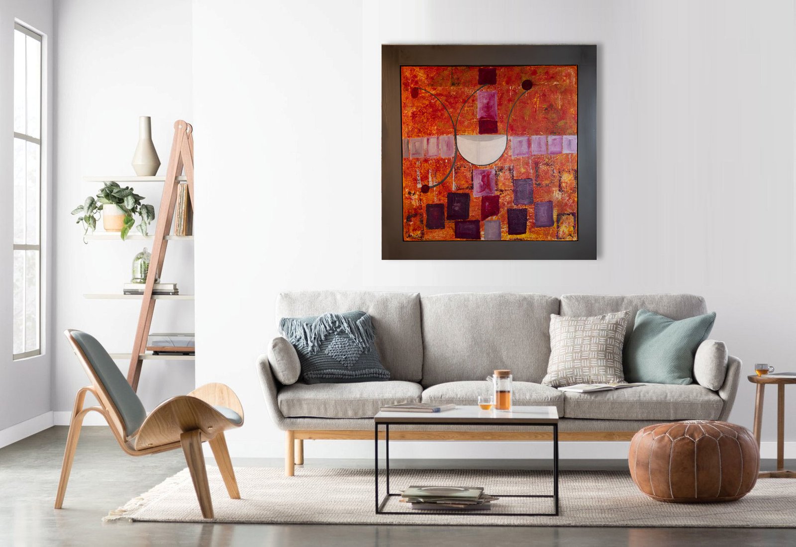 Abstract painting by McRostie