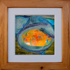 Blue Bulb by McRostie abstract painting