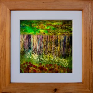Green Falls abstract Painting by McRostie