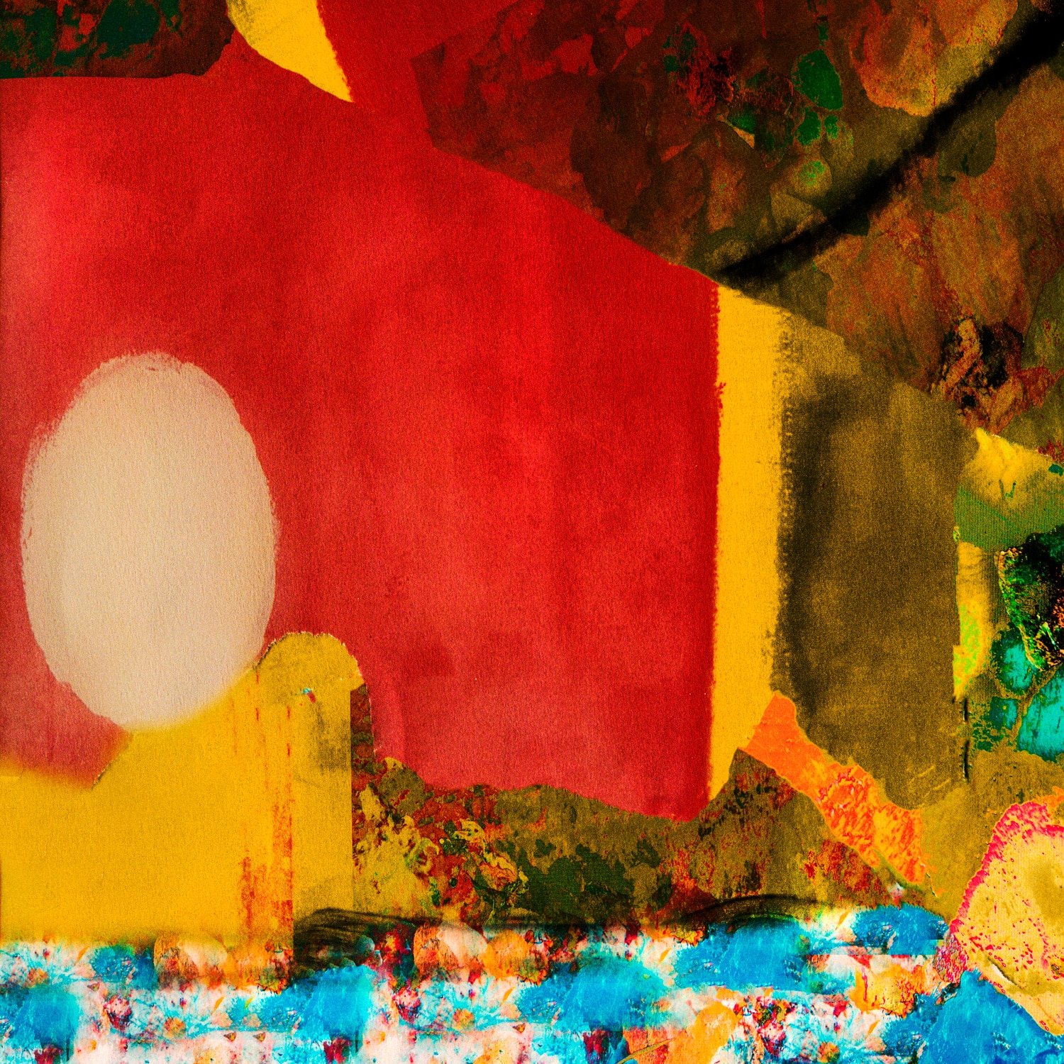 Abstract painting by McRostie