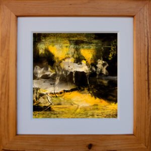 abstract painting Golden Pond