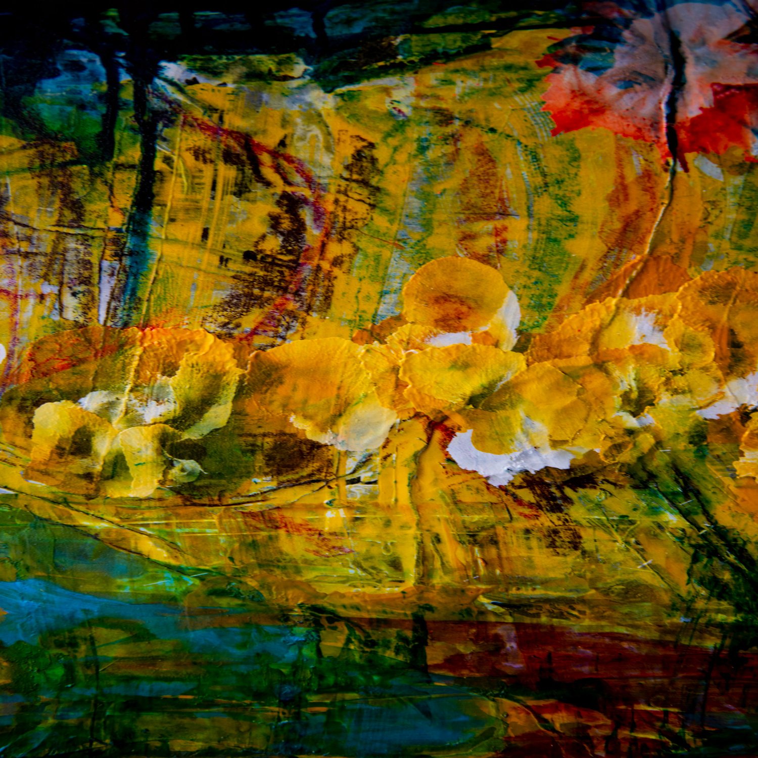 Still Waters abstract painting by McRostie