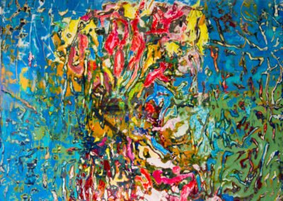 Fishermans Flowers abstract painting by McRostie